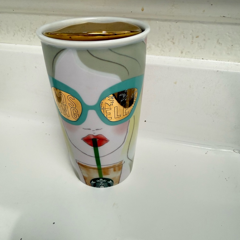 Starbucks Los Angeles tall coffee mug cup 12 fl oz